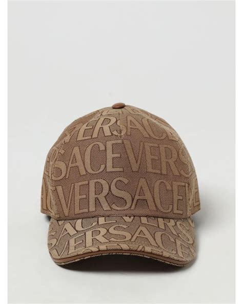 versace brown label hats.